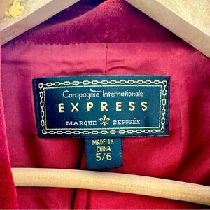 Red blazer from Express